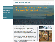 Tablet Screenshot of mdc-properties-inc.com